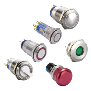 AJ3 Series Universal metal button switch