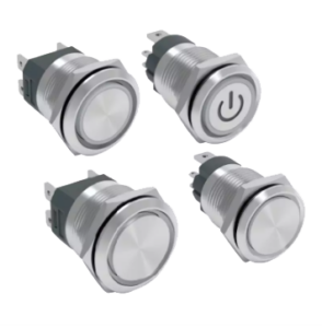 AJ5 Series High current metal button switch