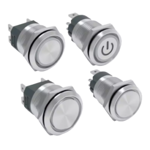 AJ5 Series High current metal button switch
