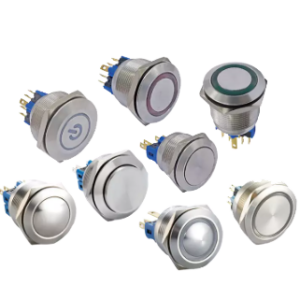 AJ6 Series Standard metal button switch