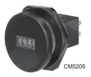 CM5205 Mounting on partition; cut out Ø 19.5