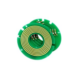 Hybrid  Pancake slip ring USB 2.0 and 2x5A
