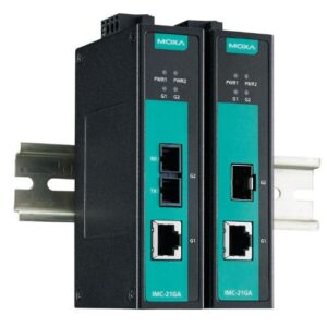 IMC-21GA – Teollisuuskäyttöön tarkoitettu Gigabit Ethernet – kuitu-muunnin