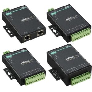 Nport-5200 – serielle enhedsservere med 2 porte (RS-232/422/485).