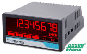 PN350 PROFINET indicator with touchscreen and graphic display