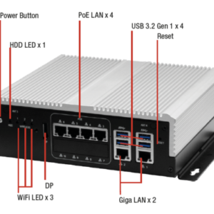 VPC-5600S mitme PoE-pordiga ja ventilaatorita seade