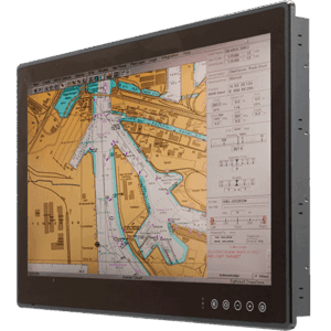 W24IH3SMRA1FP / 24" Intel® Core™ i55350U Flat PCAP ECDIS Marine Panel PC