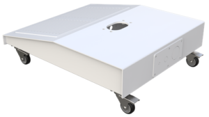 Kiosk Plate with Wheels 60-2