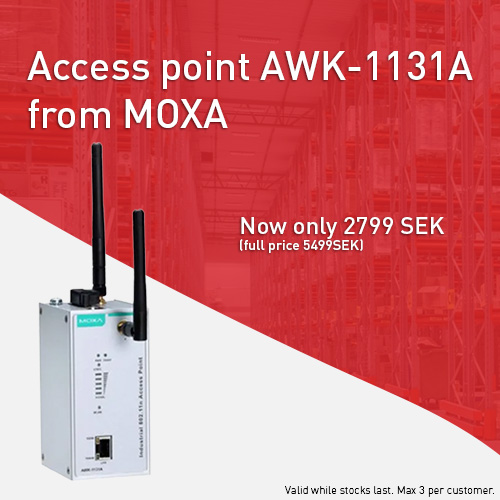 Kampanj på accesspunkt från MOXA