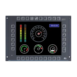 Axiomtek GOT710A panel-PC 10,4 tum för järnväg enligt EN 50155
