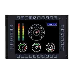 Axiomtek GOT710S panel-PC 10,4 tum för järnväg enligt EN 50155
