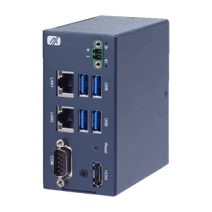 Axiomtek ICO110 kompakt fläktlös PC för DIN-skena med Celeron