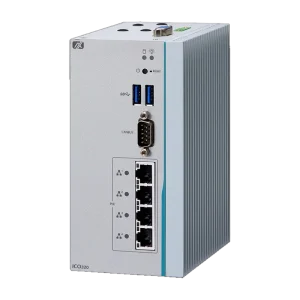 Axiomtek ICO320-83C IIoT-gateway för DIN-skena med PoE