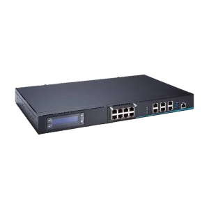Axiomtek NA363R rackmonterad nätverksenhet i 1U, 14 LAN
