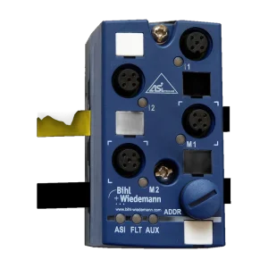Bihl+Wiedemann BWU2398 ASi-motormodul 24 V motorrullar IP67