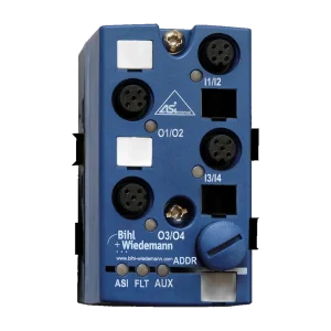 Bihl+Wiedemann BWU2487 ASi digital I/O-modul IP67 M12