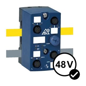 Bihl+Wiedemann BWU4212 Módulo de motor ASi-5 rodillos 48 V
