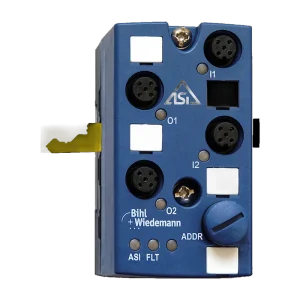 Bihl+Wiedemann BWU4401 ASi-digitaali-I/O-moduuli IP67 2I/2O