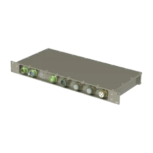 Enercon MILTECH 2042 military video, serial and LAN over fiber system