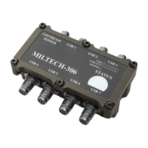 Enercon MILTECH 306 8-port rugged USB 2.0 hub