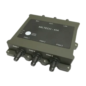 Enercon MILTECH 404 soldier power and data hub with SOM