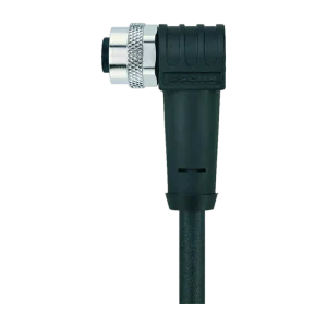 ESCHA M12 Ethernetkabel för järnväg, hona vinklad