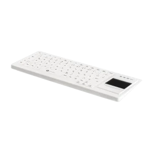 Indukey Teclado inalámbrico de silicona con touchpad