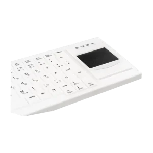 Indukey Teclado compacto de silicona con touchpad