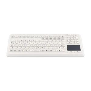 Indukey Teclado de silicona gris con touchpad integrado