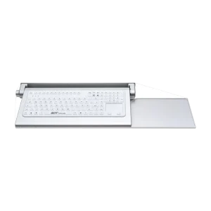 Indukey Teclado de silicona en panel mural abatible de aluminio