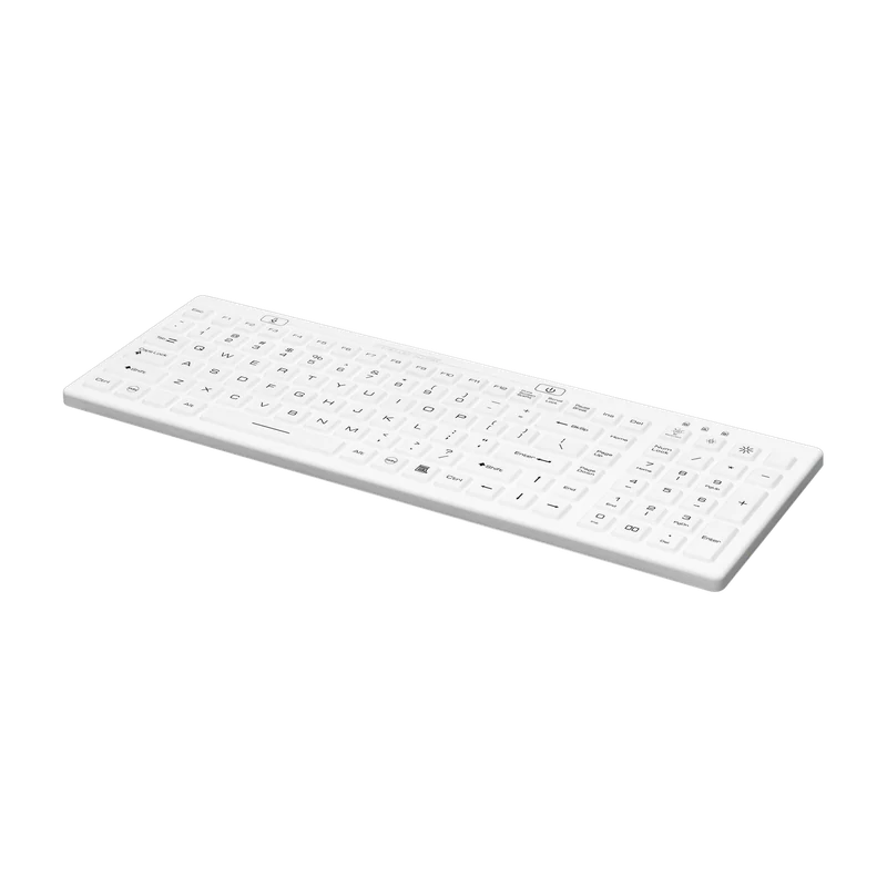 Indukey TKG-110-GCQ-MED-IP68-BACKL-WHITE vårdtangentbord