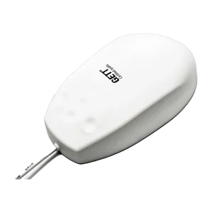 Indukey Ratón ergonómico de silicona blanco