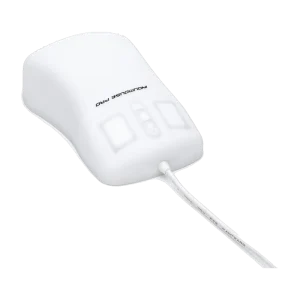 Indukey Ratón de silicona con placa base de plástico
