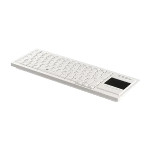 Indukey Teclado inalámbrico de plástico con touchpad