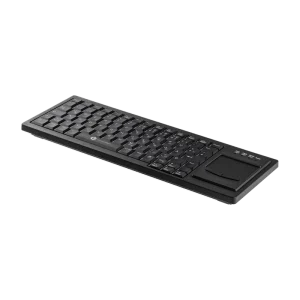 Indukey Teclado compacto de plástico con touchpad