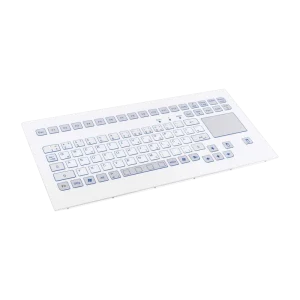Indukey Teclado de membrana para panel con touchpad