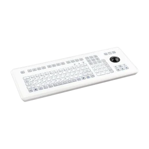 Indukey Teclado de membrana completo con trackball