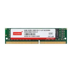 Innodisk DDR4 ECC SODIMM VLP madala profiiliga mälumoodul