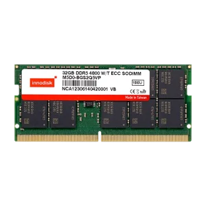 Innodisk DDR5 ECC SODIMM-hukommelsesmodul til udvidet temperatur
