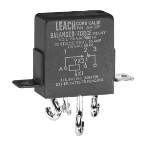Leach JSA SPDT relay with AC coil