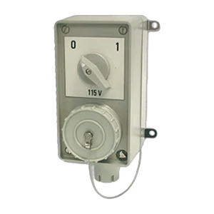 Mafelec Marine Socket NATO-coded power outlet