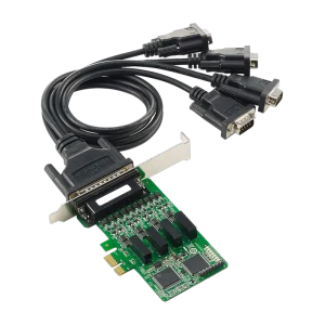 Moxa CP-134EL-A-I isoleeritud 4-pordiline PCIe-kaart