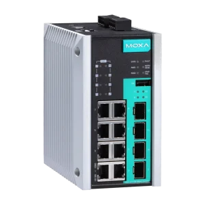 Moxa EDS-G512E 12-pordiline hallatav PoE+ kommutaator