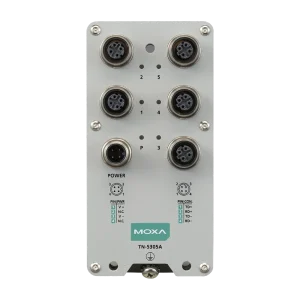 Moxa TN-5300A M12 Unmanaged Rail Ethernet Switch