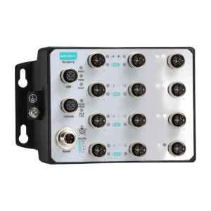 Moxa TN-G6500 12-Port Gigabit IP67 M12 Switch