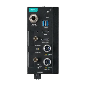 Moxa V2200D EN 50155 -sulautettu junatietokone