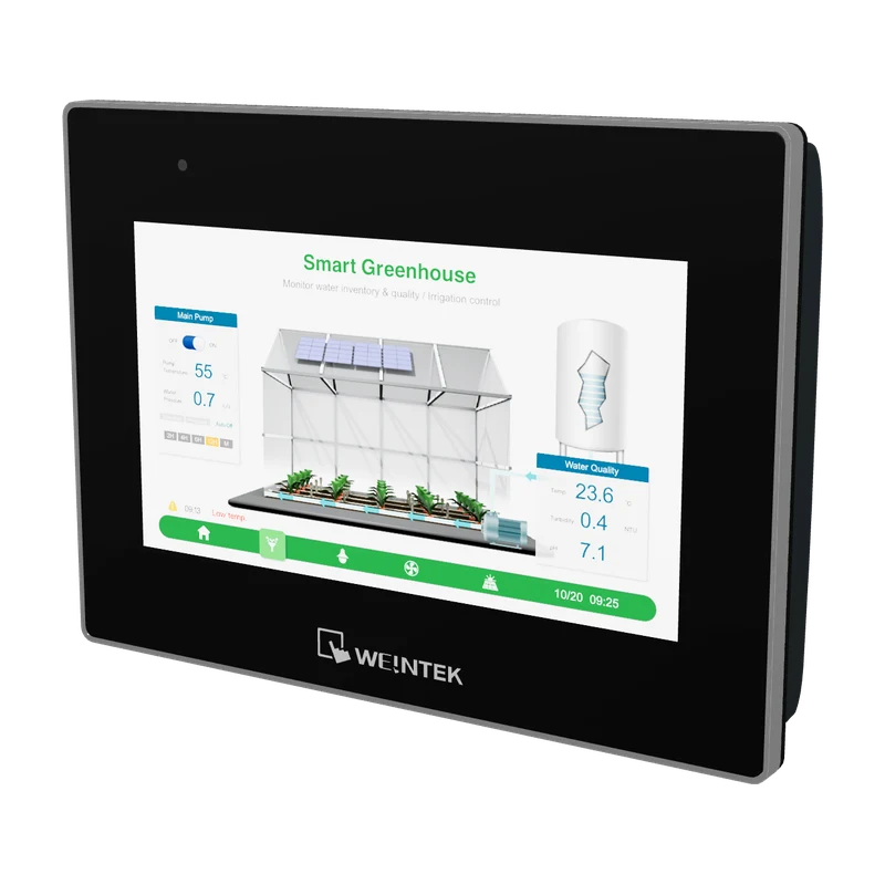Weintek cMT3072XP HMI with 7-inch capacitive display